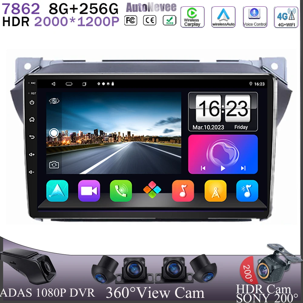 Carplay Android 13 For Suzuki Alto 2009-2017 Auto Radio CPU HDR Player Navigation 5G GPS Multimedia DVD Unit Head
Carplay Android 13 For Suzuki Alto 2009-2017 Auto Radio CPU HDR Player Navigation 5G GPS Multimedia DVD Unit Head