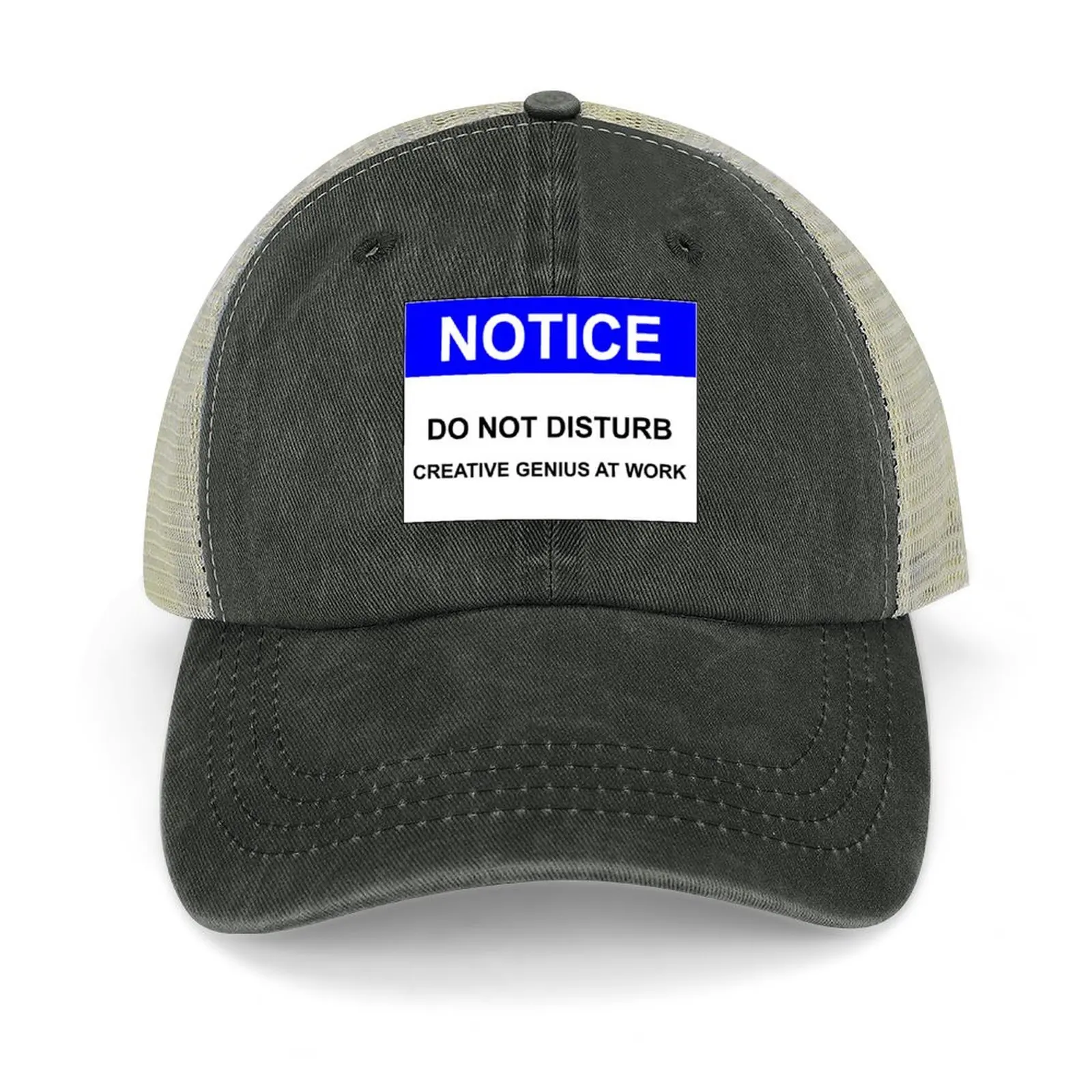 

NOTICE: DO NOT DISTURB, CREATIVE GENIUS AT WORK Cowboy Hat Bobble Hat Rugby Golf Men Women's