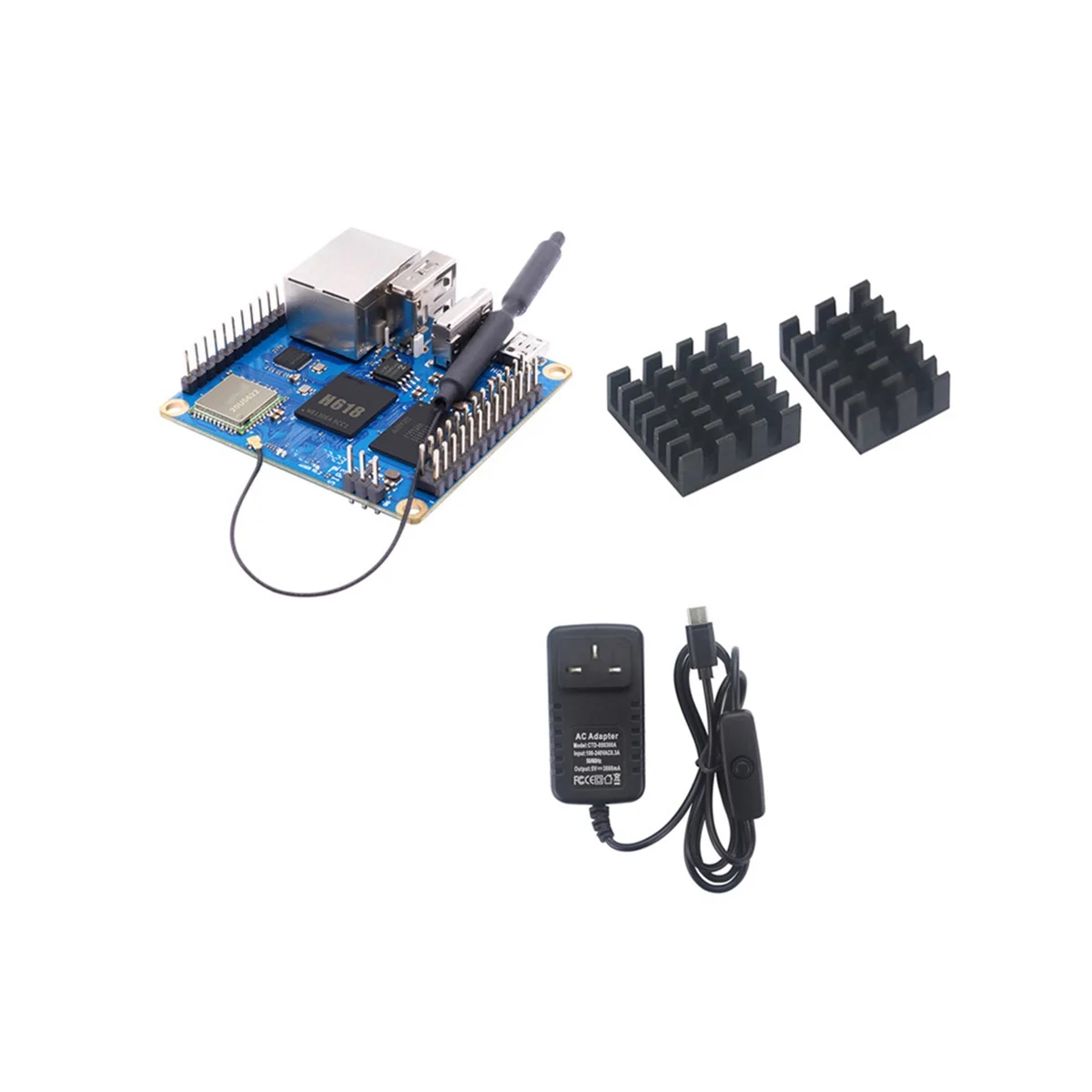 For Orange Pi Zero3 Development Board 1.5GB RAM H618 WiFi5+BT5 Gigabit LAN for Android12 Debian12 with Heat Sink UK Plug
For Orange Pi Zero3 Development Board 1.5GB RAM H618 WiFi5+BT5 Gigabit LAN for Android12 Debian12 with Heat Sink UK Plug