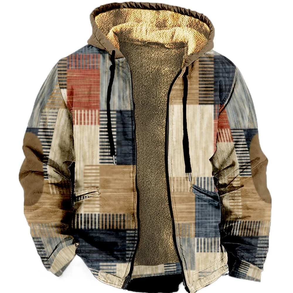 Zipper Hoodies for Men Casual Patchwork Design Color Block Winter Coat Long Sleeve Sweatshirt Casual Hooded Jacket 2024 New
Zipper Hoodies for Men Casual Patchwork Design Color Block Winter Coat Long Sleeve Sweatshirt Casual Hooded Jacket 2024 New