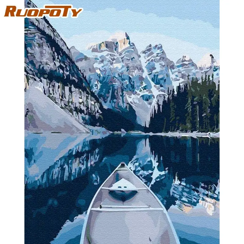 RUOPOTY Mountain River Boat Landscape Painting By Numbers Kits For Adults Children 60x75cm Frame On Canvas Home Decorations
RUOPOTY Mountain River Boat Landscape Painting By Numbers Kits For Adults Children 60x75cm Frame On Canvas Home Decorations