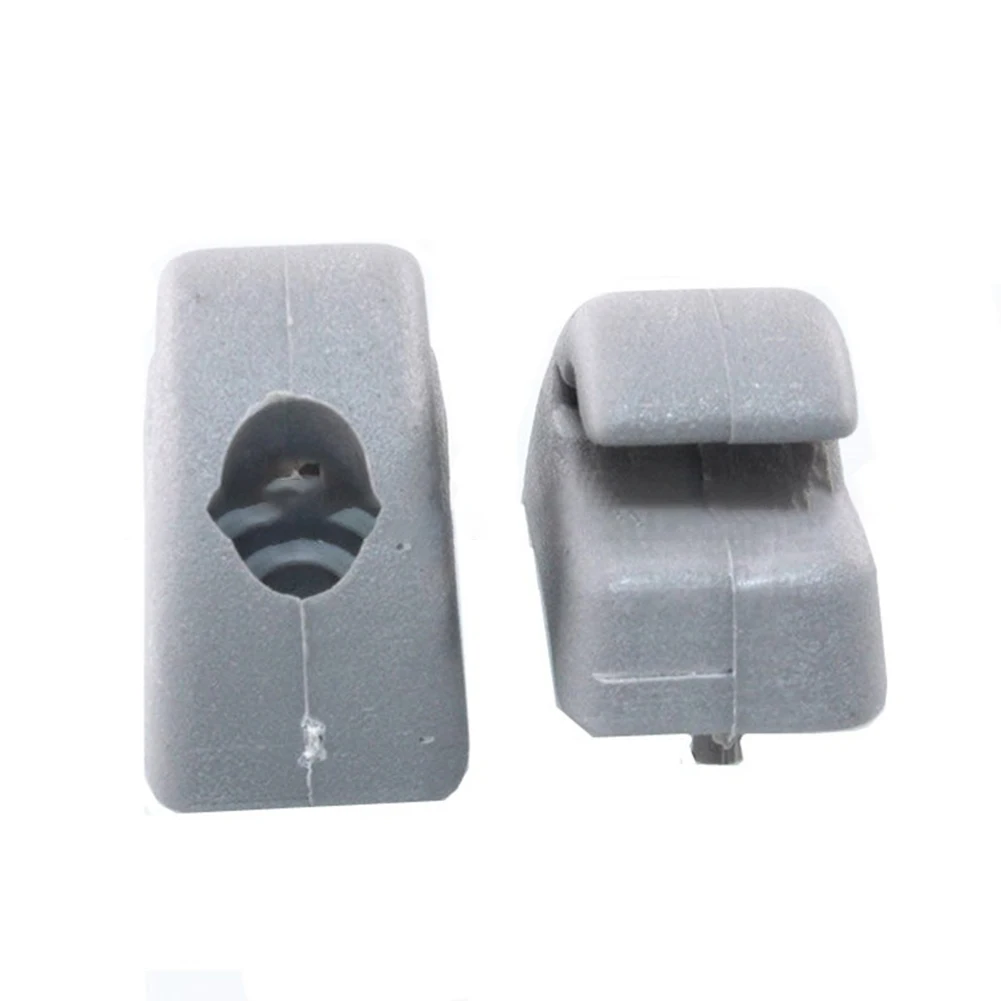 

2pcs Car Sun Visor Clip Gray Auto Sun Visor Support Clip Retainer Bracket Hook For CHERY QQ QQ3 Sunvisor Clips Hook Support