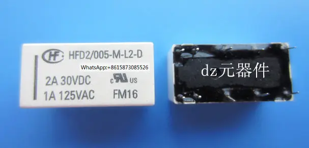 HFD2-005-M-L2-D brand new original Hongfa magnetic relay HFD2/005-M-L2 5V 10 pack
HFD2-005-M-L2-D brand new original Hongfa magnetic relay HFD2/005-M-L2 5V 10 pack
