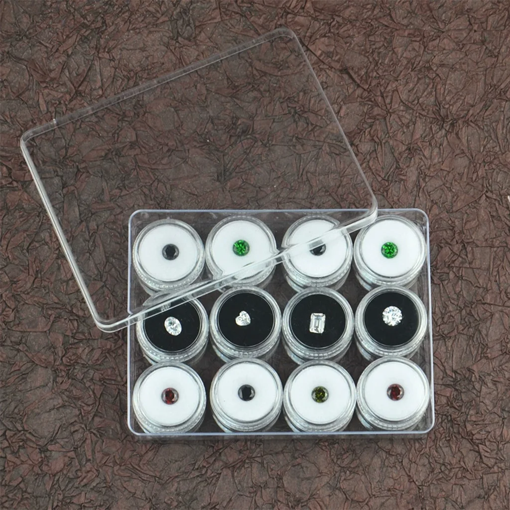 Round Diamond Box Plastic Beads Jewelry Display Collection Storage Case Gems Loose Gemstone Container Packaging with Lid
Round Diamond Box Plastic Beads Jewelry Display Collection Storage Case Gems Loose Gemstone Container Packaging with Lid