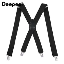 1Pc 3.5*125cm Men's Adult Elastic Suspender X-Type 4 Clips Adjustable Strap Work Suspenders Male Jockstrap Sport Wide Braces
1Pc 3.5*125cm Men's Adult Elastic Suspender X-Type 4 Clips Adjustable Strap Work Suspenders Male Jockstrap Sport Wide Braces