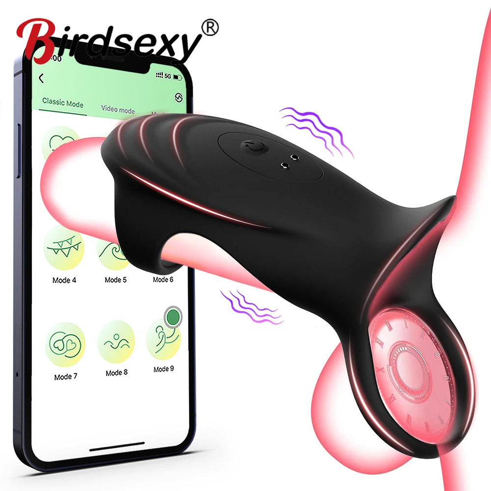 Vibromasseur d'anneau de pénis pour hommes et femmes, extenseur de retard de pénis, entraîneur de testicules, jouets sexuels pour adultes, UNIS issement du point G, 18 + 1