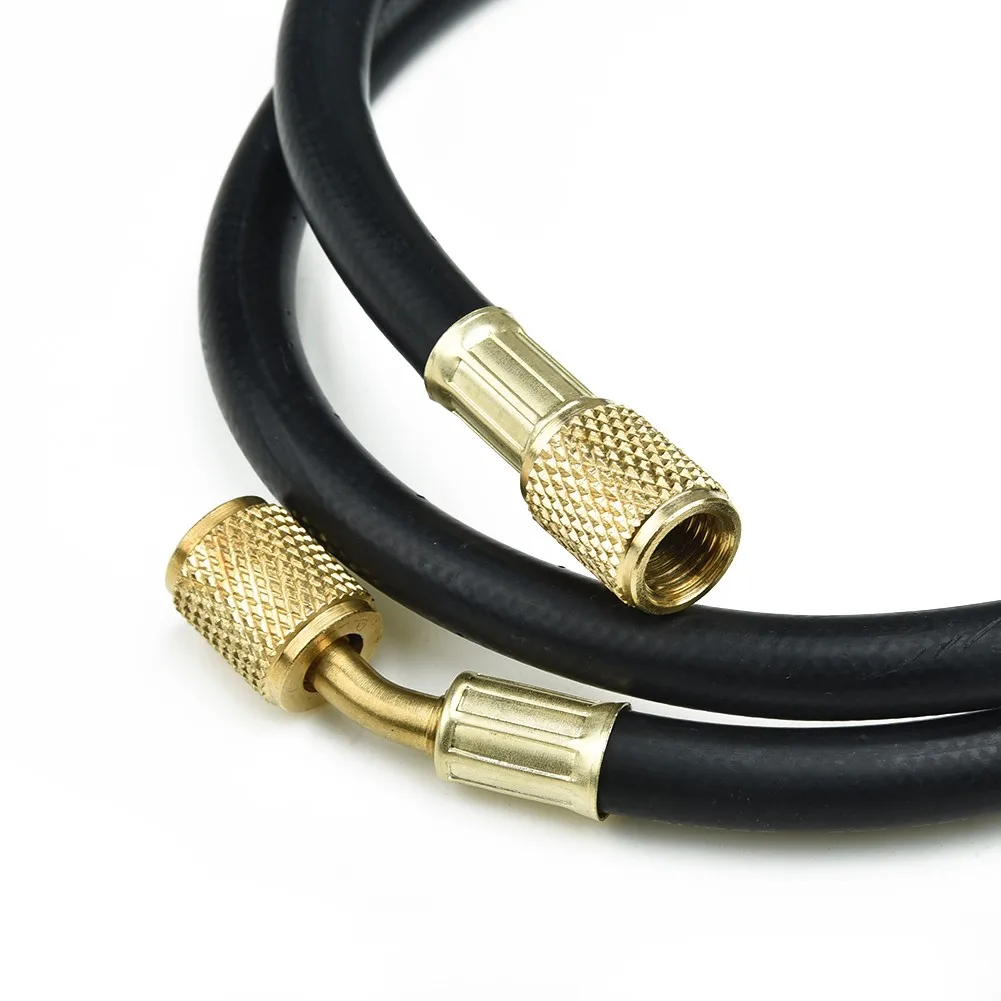 R-410A Charging Hose Refrigeration Replacement 1/4 inches SAE 800PSI Brass Gauge Industrial Practical Reliable
R-410A Charging Hose Refrigeration Replacement 1/4 inches SAE 800PSI Brass Gauge Industrial Practical Reliable