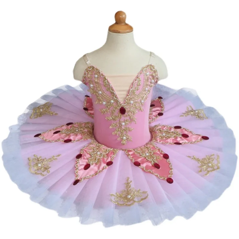 

2022 Gril Ballet Tutus dress children Swan lake Ballet Dancing Costumes clothes professional girls tutu dress dance Dress Outfit