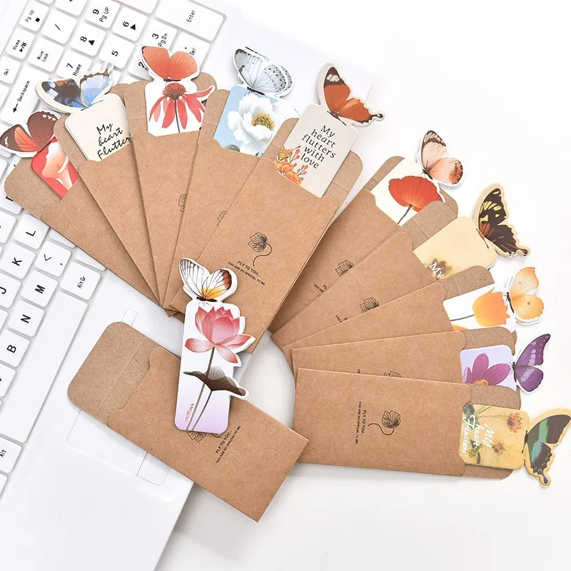 100 pcs/lot Creative Butterfly Paper Bookmark Cute Paper Clip Book Mark For Books School Office Supplies Stationery Gift
100 pcs/lot Creative Butterfly Paper Bookmark Cute Paper Clip Book Mark For Books School Office Supplies Stationery Gift