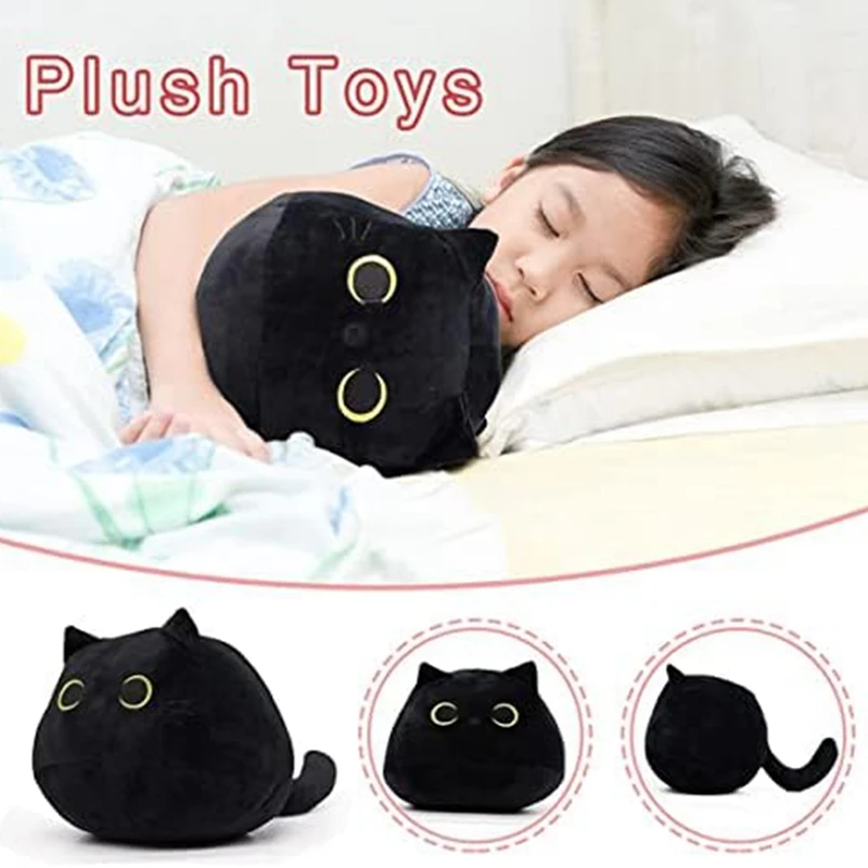 Black-Cat Plush Toy Black-Cat Pillow, Soft Plush Doll Cat-Plushie Cat-Pillow, Stuffed Animal Soft Plush Pillow 28X 40 X 20 Cm
Black-Cat Plush Toy Black-Cat Pillow, Soft Plush Doll Cat-Plushie Cat-Pillow, Stuffed Animal Soft Plush Pillow 28X 40 X 20 Cm