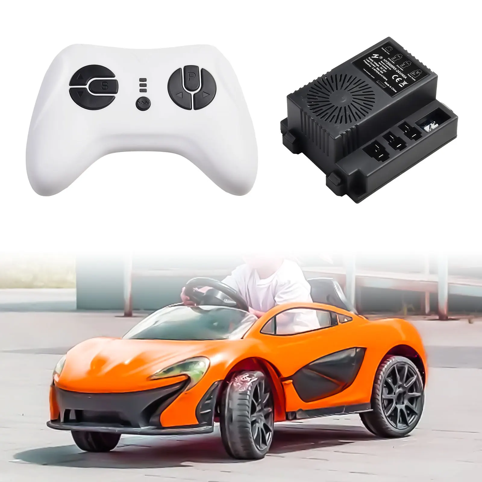 HY2005RX24V 40A Receiver for Children\\'s Electric Car 2 4G Transmitter Perfect Compatibility and Performance
HY2005RX24V 40A Receiver for Children\\'s Electric Car 2 4G Transmitter Perfect Compatibility and Performance