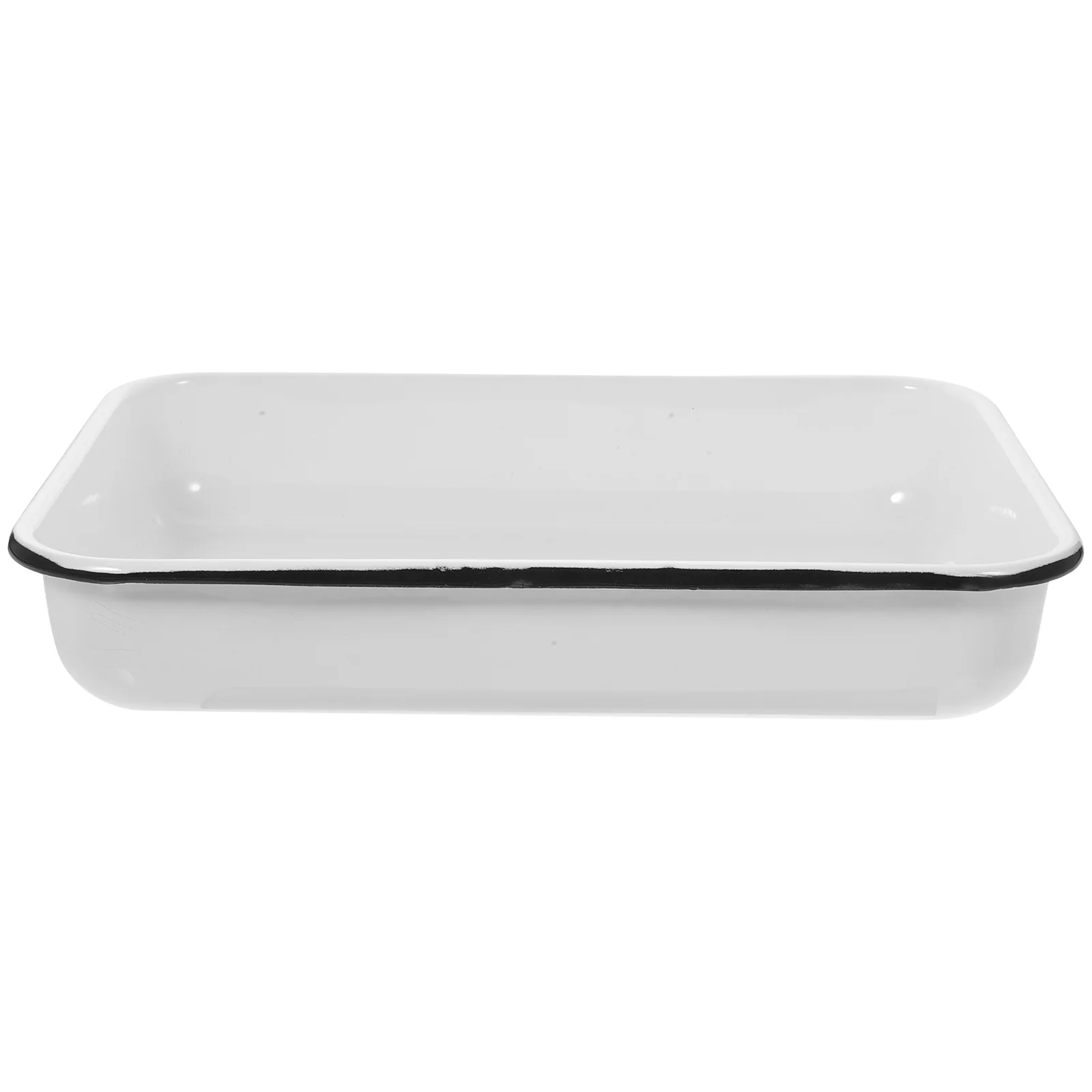 Enamel Baking Pan White Enamelware Roasting Pan Oblong Cake Pan Enameled Steel Baking Dish Lasagna Pan Rectangular Serving Tray
Enamel Baking Pan White Enamelware Roasting Pan Oblong Cake Pan Enameled Steel Baking Dish Lasagna Pan Rectangular Serving Tray