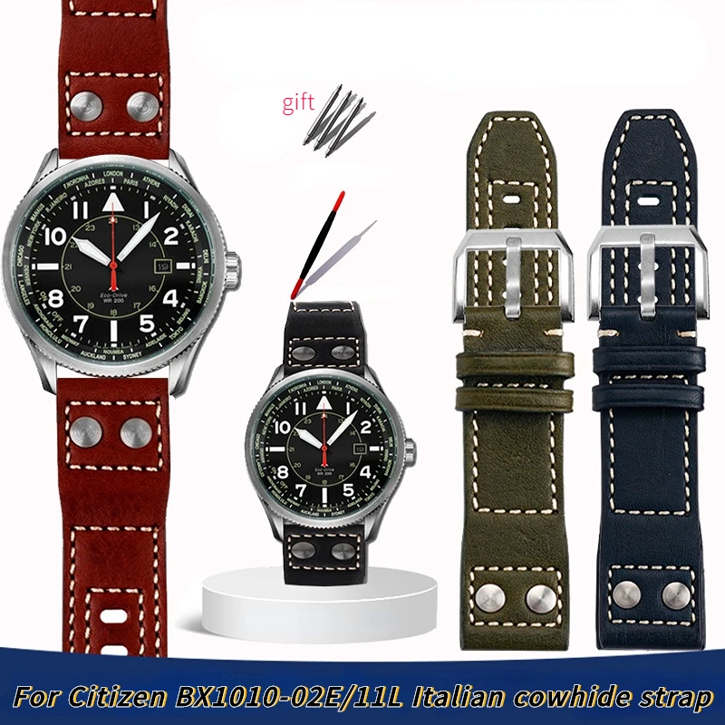 High quality Italian cowhide watchband For CITIZEN BX1010-02E/11L optical kinetic energy perpetual calendar men's cowhide strap
High quality Italian cowhide watchband For CITIZEN BX1010-02E/11L optical kinetic energy perpetual calendar men's cowhide strap