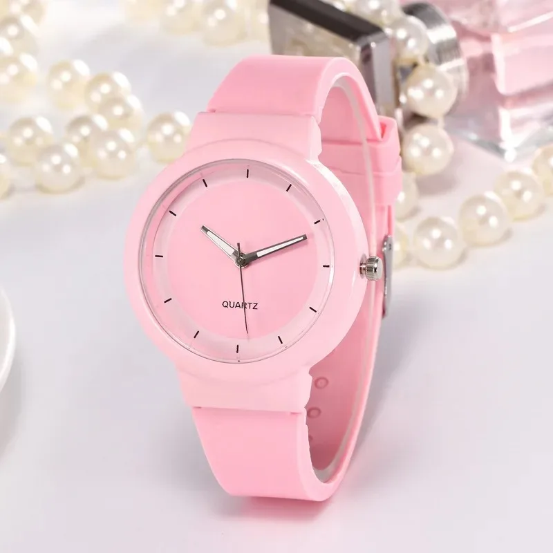 

White Watches Women Fashion Silicone Band Analog Quartz Wrist Watch Women's Watches Quartz Wristwatches relogio feminino Reloj