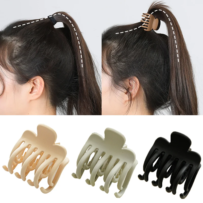 Small Size Solid Color Ponytail Holders Clip Hair Claw For Girl Barrette Crab Hairclip Headwear Women Hair Accessory Korean New
Small Size Solid Color Ponytail Holders Clip Hair Claw For Girl Barrette Crab Hairclip Headwear Women Hair Accessory Korean New
