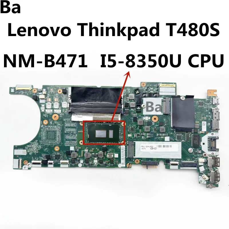 Материнская плата для ноутбука Lenovo ThinkPad T480S, телефон с центральным процессором, 4 Гб, 100% дюймов, протестирована, полностью работает
Материнская плата для ноутбука Lenovo ThinkPad T480S, телефон с центральным процессором, 4 Гб, 100% дюймов, протестирована, полностью работает