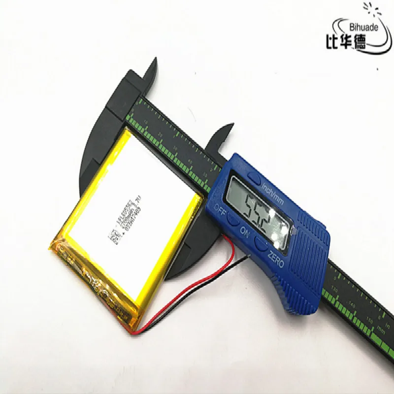 10 шт./лот 3,7 в 2700 мАч 605562 литий-полимерные Li-Po li-ion аккумуляторные батареи для Mp3 MP4 MP5 GPS
10 шт./лот 3,7 в 2700 мАч 605562 литий-полимерные Li-Po li-ion аккумуляторные батареи для Mp3 MP4 MP5 GPS