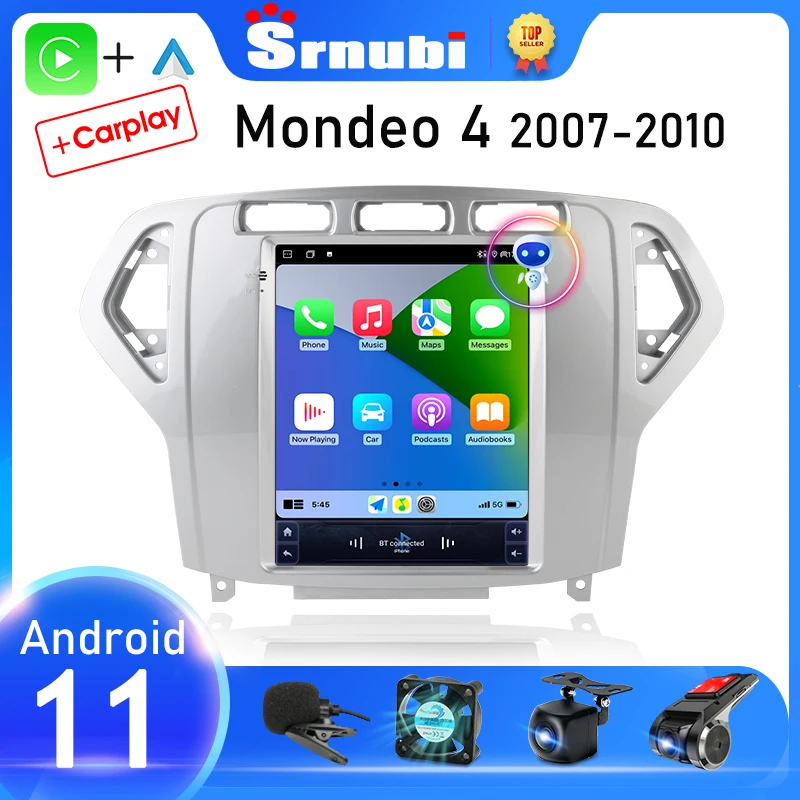 Srnubi for Ford Mondeo 4 Mk4 2007 2008 2009 2010 Car Radio Multimedia Player 2 Din Android 11 Carplay GPS Stereo DVD Head Unit
Srnubi for Ford Mondeo 4 Mk4 2007 2008 2009 2010 Car Radio Multimedia Player 2 Din Android 11 Carplay GPS Stereo DVD Head Unit