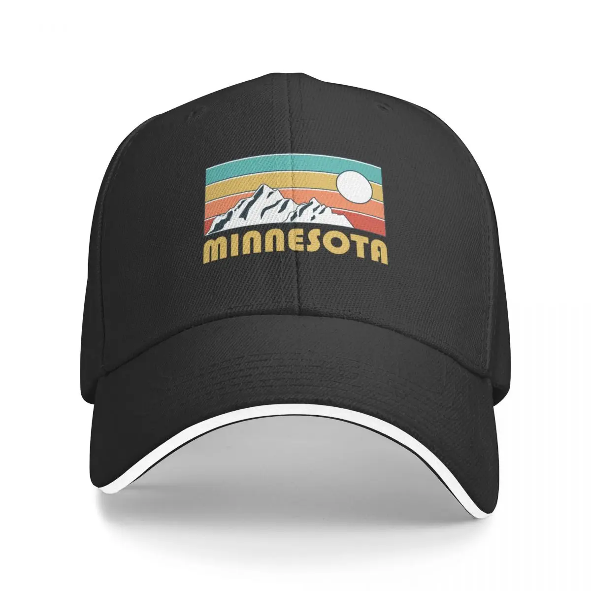 

Minnesota Retro Vintage - Minnesota Mountain Souvenir - Gift - Hometown Hiking Nature Baseball Cap dad hat For Men Women's