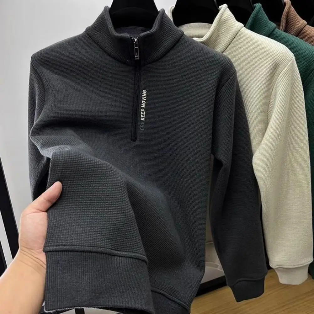 Men Fleece Sweatshirt Men's Fall Winter Zipper Stand Collar Sweatshirt Thick Warm Pullover Knitted Sweater Half Zip Sweatshirt
Men Fleece Sweatshirt Men's Fall Winter Zipper Stand Collar Sweatshirt Thick Warm Pullover Knitted Sweater Half Zip Sweatshirt