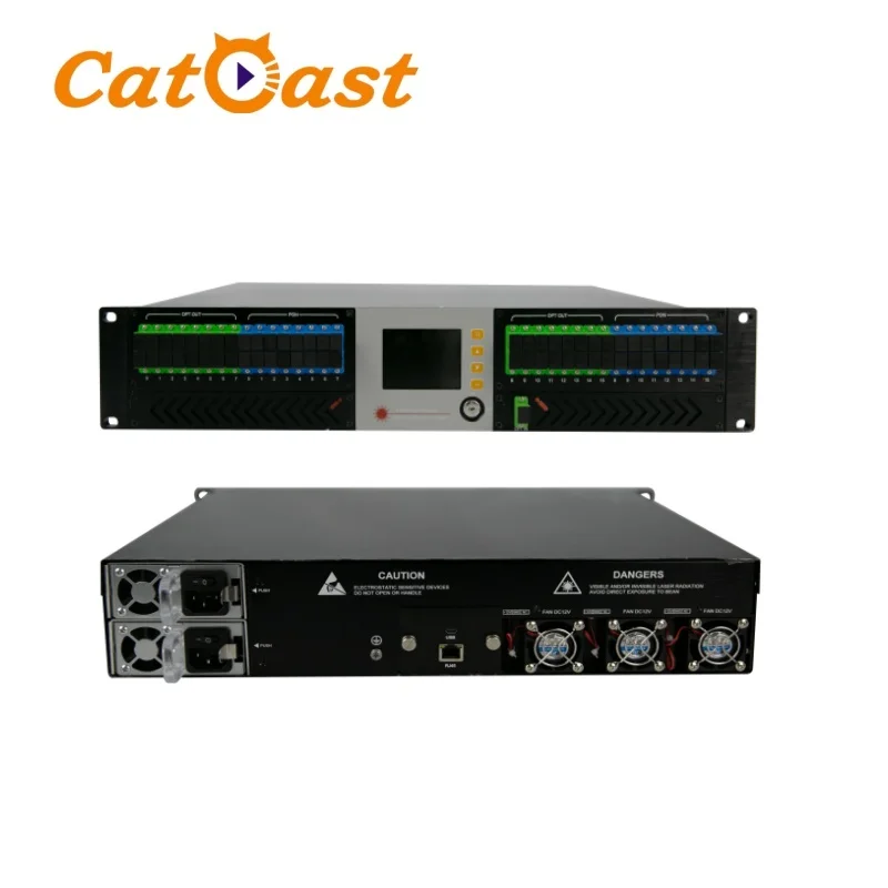 EDFA With WDM 16 32 Ports 22 23 dBm Imported laser Optical Fiber Amplifier High Power for FTTH CATV
EDFA With WDM 16 32 Ports 22 23 dBm Imported laser Optical Fiber Amplifier High Power for FTTH CATV