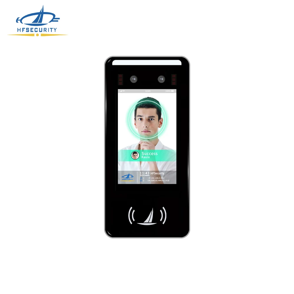 

Hot Sale HFSecurity FR05 Biometric TCP/IP&Web based fingerprint Face Recognition time attendance door access control