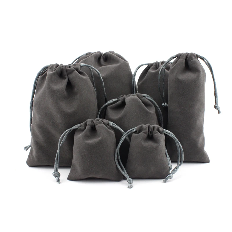 Velvet Jewelry Gift Bag Dark Grey Drawstring Packaging Display Pouch for Power Bank Christmas Wedding Favors Cosmetic Candy Bay
Velvet Jewelry Gift Bag Dark Grey Drawstring Packaging Display Pouch for Power Bank Christmas Wedding Favors Cosmetic Candy Bay