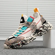 New Trendy Graffiti Mens Causal Shoes 2022 Designer Men's Colorful Sneakers Mesh Breathable Platform Sports Shoes Men zapatillas
New Trendy Graffiti Mens Causal Shoes 2022 Designer Men's Colorful Sneakers Mesh Breathable Platform Sports Shoes Men zapatillas