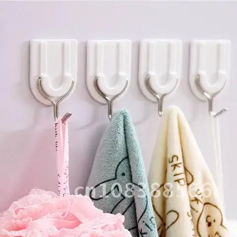 6PCS Wall Door Sticky Hanger Holder Strong Adhesive Hook Kitchen Bathroom White Hanging Door Clothes Towel Handbag Holder Wall
6PCS Wall Door Sticky Hanger Holder Strong Adhesive Hook Kitchen Bathroom White Hanging Door Clothes Towel Handbag Holder Wall