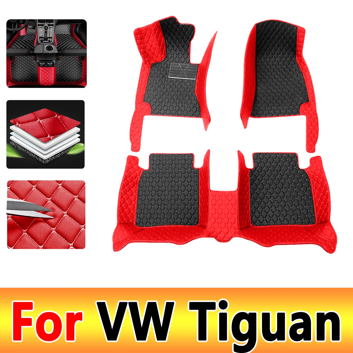 Floor Mats For Volkswagen Tiguan Allspace AD BW 2017~2022 Waterproof Carpet Car Floor Mat Tapis Voiture Car Accessories Interior
Floor Mats For Volkswagen Tiguan Allspace AD BW 2017~2022 Waterproof Carpet Car Floor Mat Tapis Voiture Car Accessories Interior