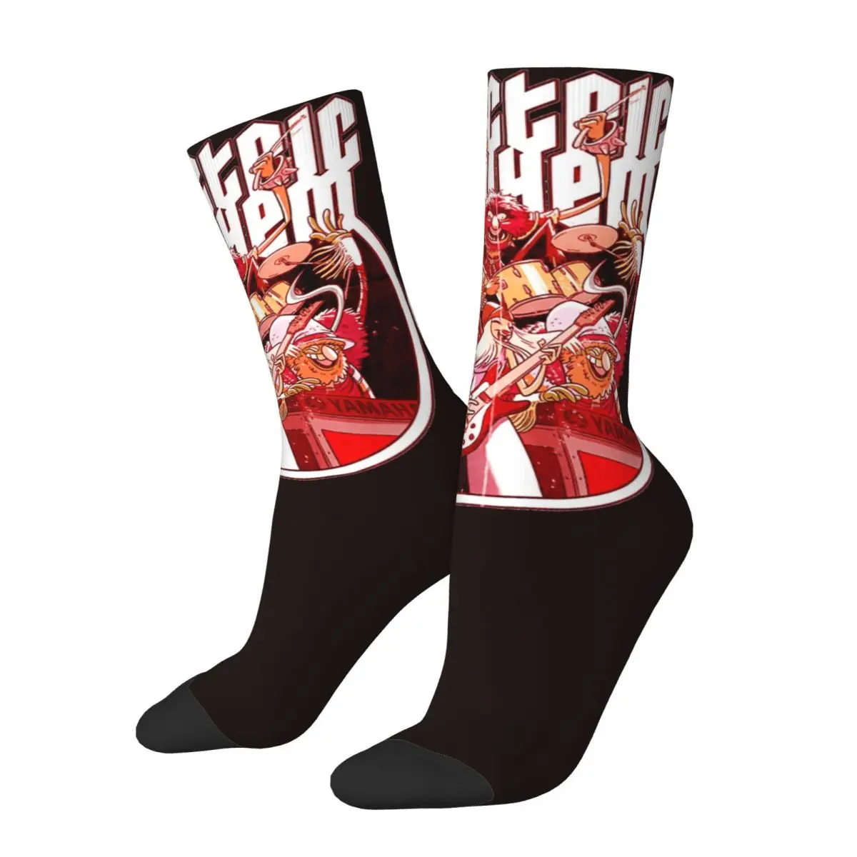 

Fashion Women's Socks Dr. Teeth Music Band Merch Super Soft The Electric Mayhem Graphic Socks All Season