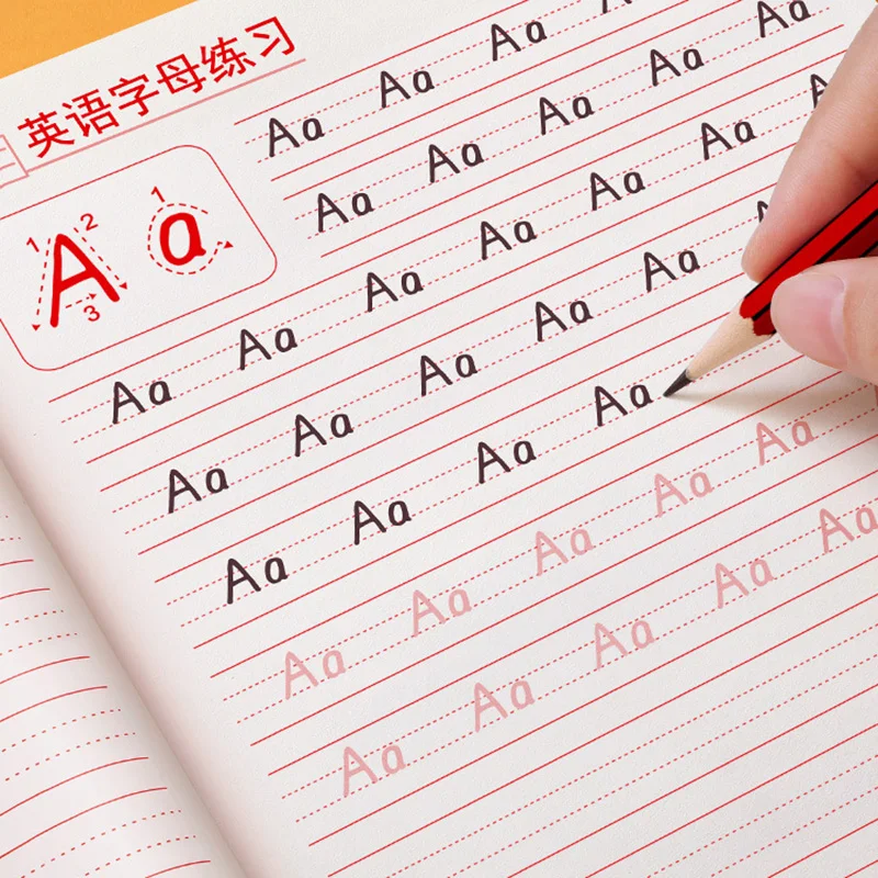 26 English Alphabet Copybooks for Kids Preschool Beginner English Uppercase and Lowercase Letters Font Copybook
26 English Alphabet Copybooks for Kids Preschool Beginner English Uppercase and Lowercase Letters Font Copybook