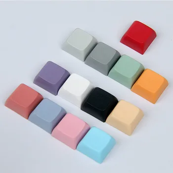 XDA 프로필 PBT 키캡, MX 스위치 기계식 키보드 DIY용, 퍼플 블랙 화이트 그린 블루 레드 키캡, 1U 1X 핑크