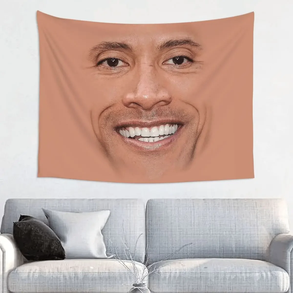 

The Rock Face Tapestry Wall Hanging Tapestries Dwayne Johnson INS Throw Rug Blanket Home Decor for Living Room Bedroom Yoga Mat