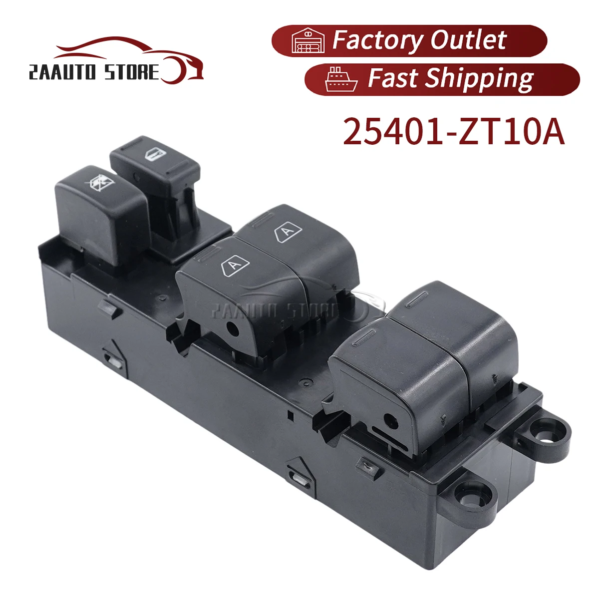LHD For Nissan Titan Armada 2004-2012 25401-ZT10A Auto Window Control Switch Parts Accessories 16+3Pins 25401-7S200 25401-7S201
LHD For Nissan Titan Armada 2004-2012 25401-ZT10A Auto Window Control Switch Parts Accessories 16+3Pins 25401-7S200 25401-7S201