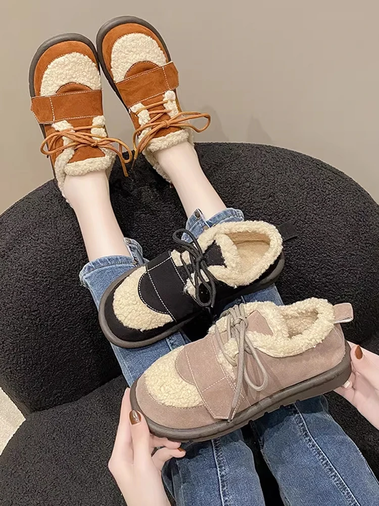 Women Shoes Autumn Casual Female Sneakers Loafers With Fur Flats Round Toe Fall New Slip-on Dress Retro Leisure Basic Solid Rubb
Women Shoes Autumn Casual Female Sneakers Loafers With Fur Flats Round Toe Fall New Slip-on Dress Retro Leisure Basic Solid Rubb
