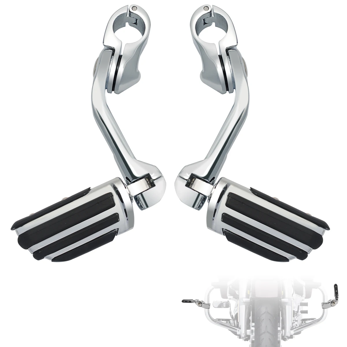 Motorcycle Highway Foot Pegs Footrest 1 1/4" Engine Guard Mounts Clamps Accessories For Harley Electra Road Glide Road King
Motorcycle Highway Foot Pegs Footrest 1 1/4" Engine Guard Mounts Clamps Accessories For Harley Electra Road Glide Road King