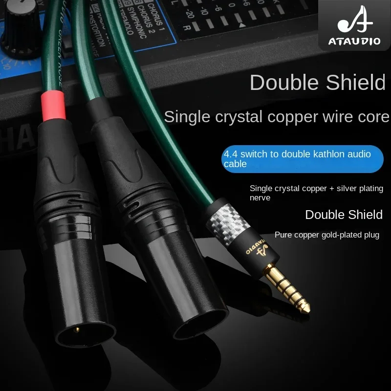 

Hifi 4.4mm Balanaced to 2XLR Audio Cable For Sony WM1A/1Z PHA-1A/2A Z1R 4.4 to 3Pin Xlr Upgrade Cable