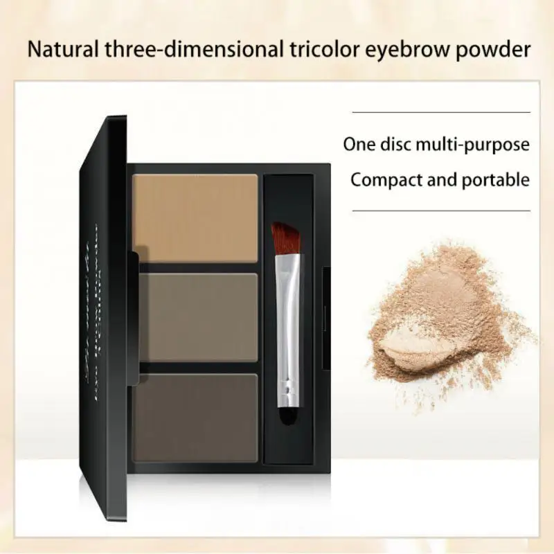

Colors Eyebrow Powder Palette Easy To Wear Waterproof Makeup Eye Shadow With Brush Professional Eye Brow Enhancer Cosmetic