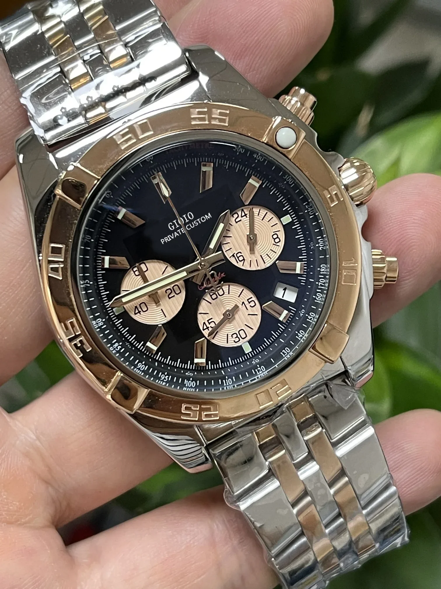 Luxury New Quartz Watch for Men Chronograph Watches Stainless Steel Strap Silver Rose Gold Black Blue White dial 43mm
Luxury New Quartz Watch for Men Chronograph Watches Stainless Steel Strap Silver Rose Gold Black Blue White dial 43mm