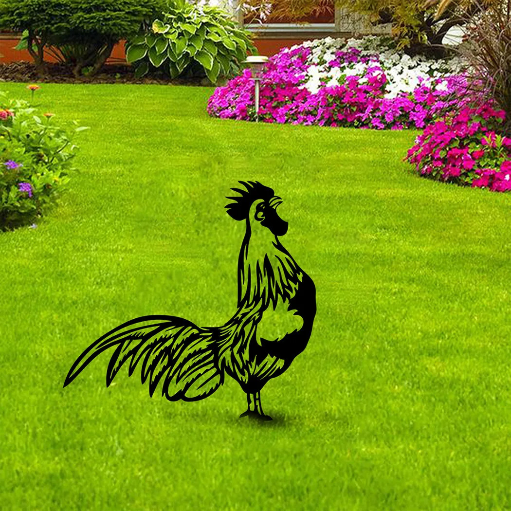 Big rooster black metal outdoor farmhouse lawn insert decorative mark insert creative line hollow crafts
Big rooster black metal outdoor farmhouse lawn insert decorative mark insert creative line hollow crafts
