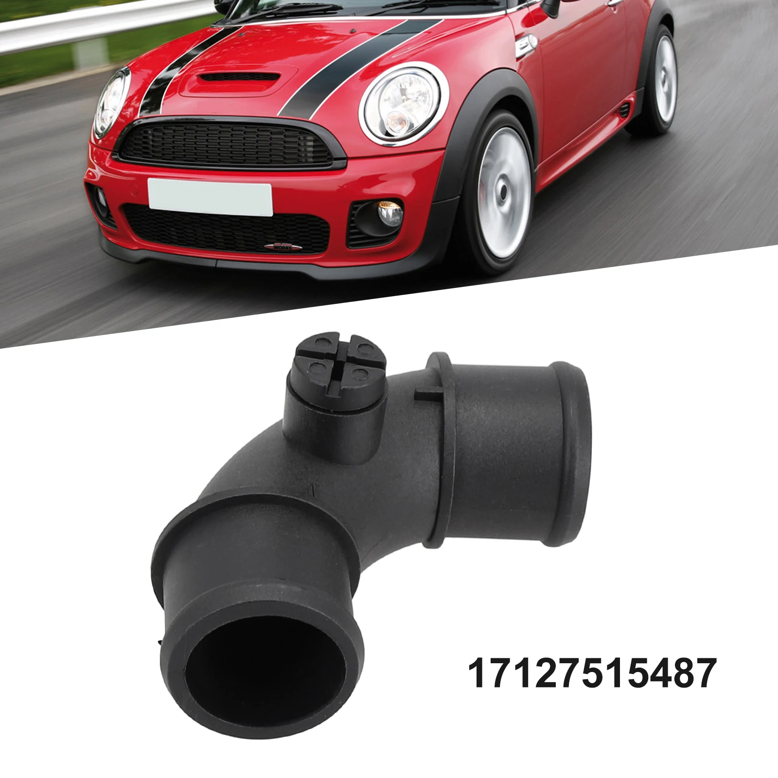 1PCS Radiator Hose Coolant Elbow OEM 17127515487 For BMW For Mini R50 R52 R53 2001-2006 Black Radiator Hose Replacement
1PCS Radiator Hose Coolant Elbow OEM 17127515487 For BMW For Mini R50 R52 R53 2001-2006 Black Radiator Hose Replacement