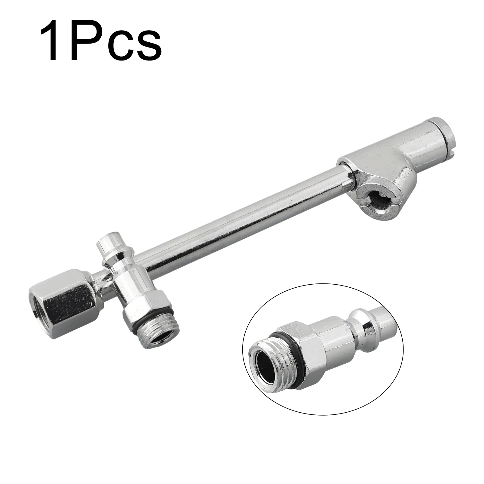 Chuck 2in1 Heavy Duty Tire Filler FNPT RV Dual Head Inflator 1/4\"Compressor Car Tire Inflator Filler Lever Accessories
Chuck 2in1 Heavy Duty Tire Filler FNPT RV Dual Head Inflator 1/4\"Compressor Car Tire Inflator Filler Lever Accessories