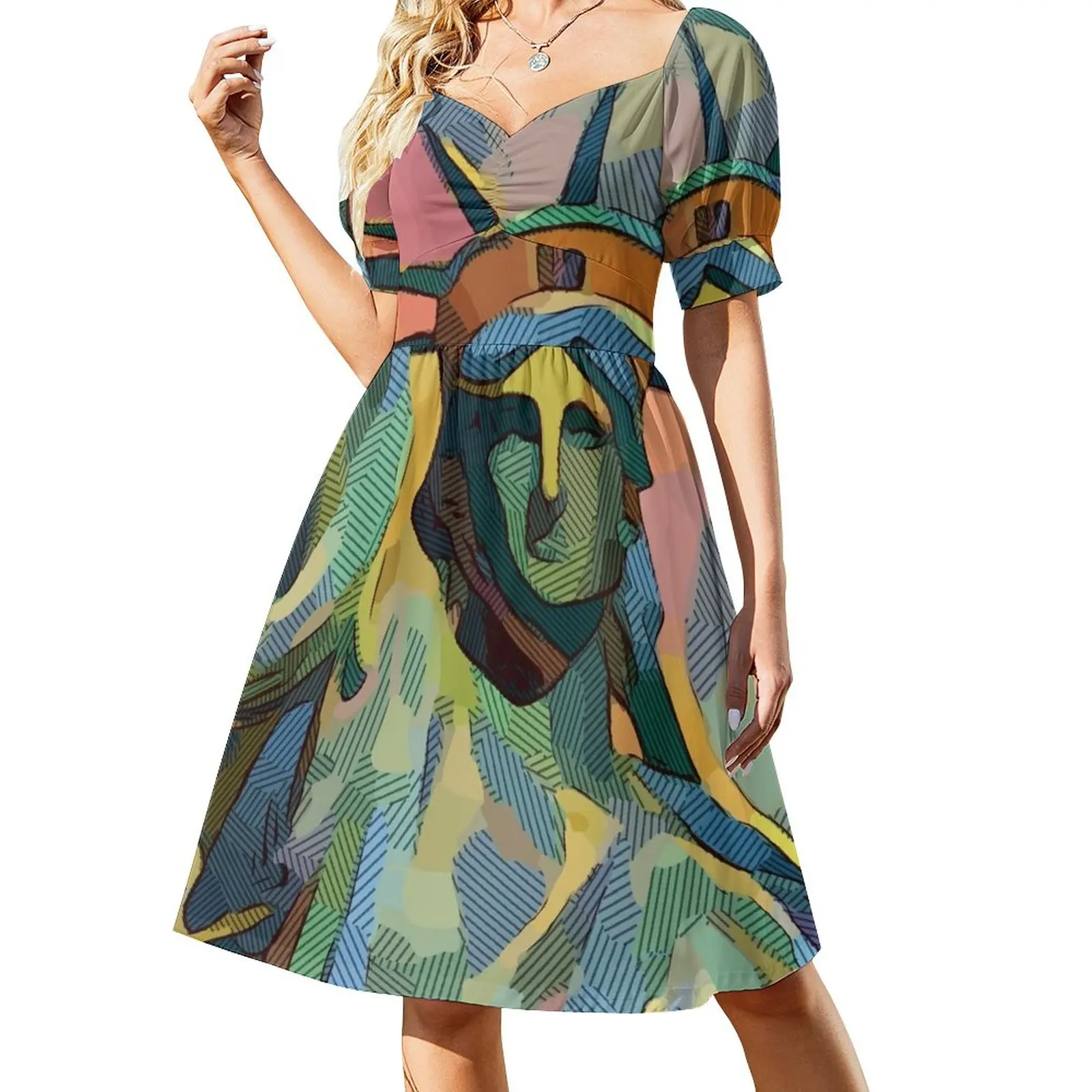 

Miss Liberty [pop art edition] Dress Dresses luxury dresses