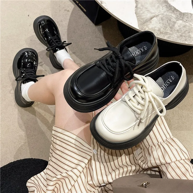 Womens Loafers Shoes Oxfords Autumn Round Toe Casual Female Sneakers All-Match Slip-on Leather Winter Fall New Comfortable Leisu
Womens Loafers Shoes Oxfords Autumn Round Toe Casual Female Sneakers All-Match Slip-on Leather Winter Fall New Comfortable Leisu