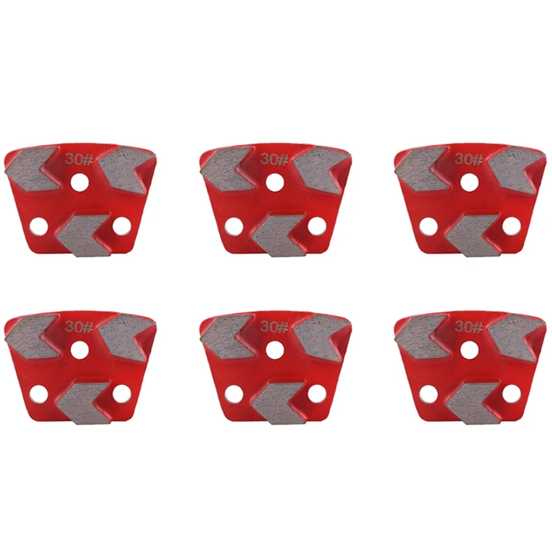 New 6X 30 Grit Metal Bond Scraper Trapezoid Diamond Floor Grinding Pad Disc For Removing Adhesives Spots Joints
New 6X 30 Grit Metal Bond Scraper Trapezoid Diamond Floor Grinding Pad Disc For Removing Adhesives Spots Joints
