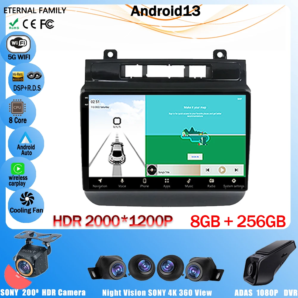 Car Radio Android 13 For Volkswagen Touareg FL NF 2010 - 2018 Multimedia Stereo Video Player Navigation 4G Wireless Carplay Auto
Car Radio Android 13 For Volkswagen Touareg FL NF 2010 - 2018 Multimedia Stereo Video Player Navigation 4G Wireless Carplay Auto