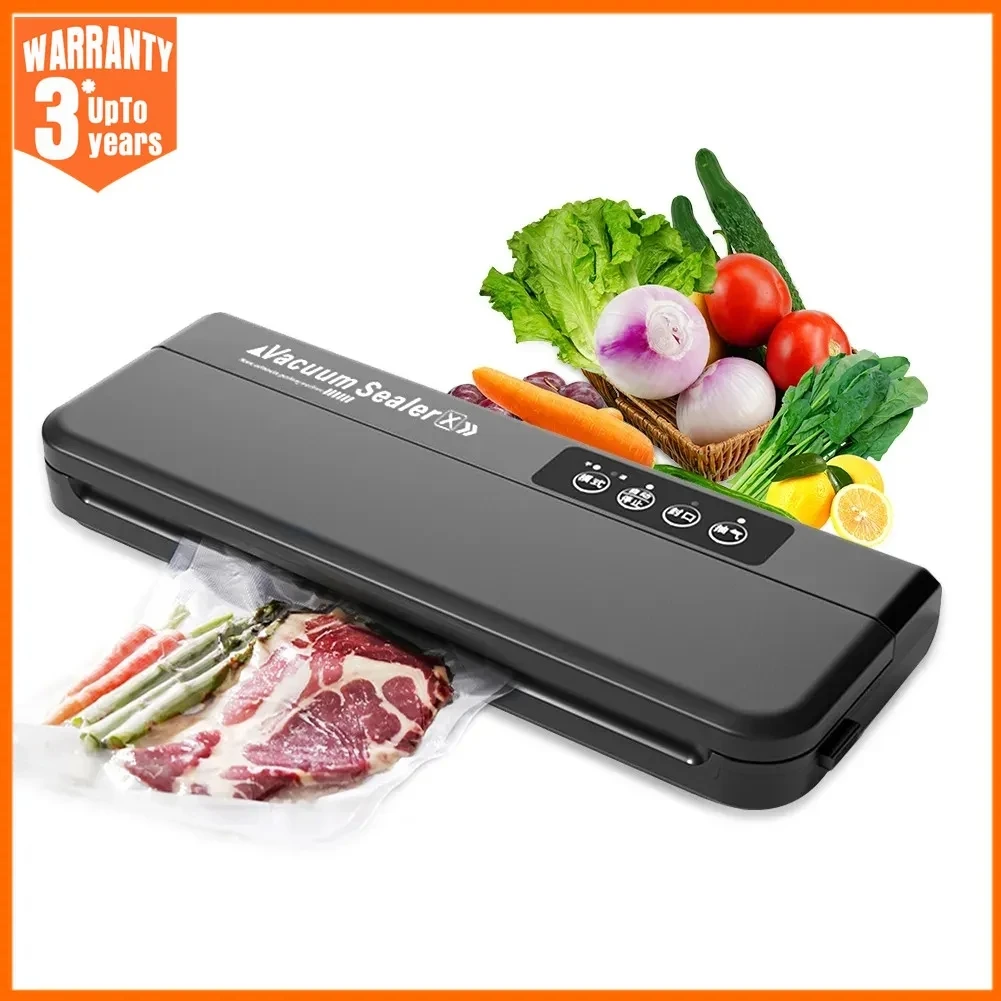 

Xiaomi Food Vacuum Sealer Machine Dry and Moist Food Modes 60KPA Automatic For Food Preservation With 10Pcs Bags Paper Making Ma