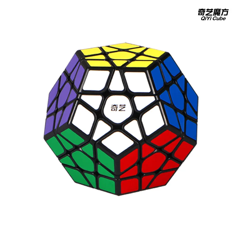 

QY Megaminx Magic Cube 5x5 Stickerless Dodecahedron Speed Cubes Brain Teaser Twist Puzzle Toy Megaminx Fidget Cube
