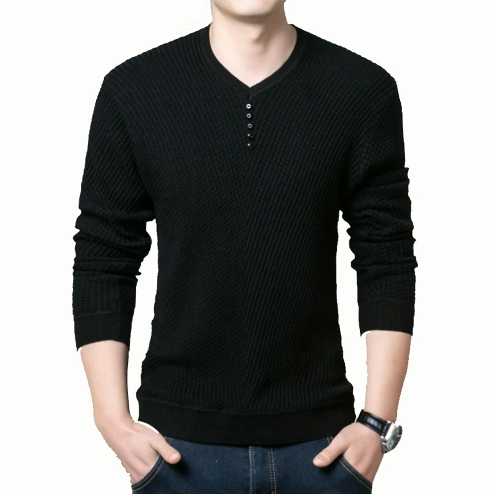 Spring Autumn Men's Clothes V-Neck Sweaters Solid Color Knitted Pullovers Long Sleeve Slim Knitwear Man Jumper Sweater Tops
Spring Autumn Men's Clothes V-Neck Sweaters Solid Color Knitted Pullovers Long Sleeve Slim Knitwear Man Jumper Sweater Tops